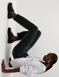 Cord Straight Leg Trousers