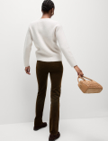 Cord Straight Leg Trousers