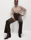Cord Wide Leg Trousers