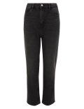 High Waist Ankle Grazer Jeans