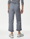 lyocell™ Rich Cargo Tea Dyed Cropped Trousers
