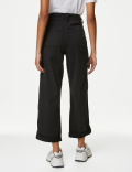 lyocell™ Rich Cargo Tea Dyed Cropped Trousers