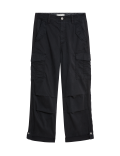 lyocell™ Rich Cargo Tea Dyed Cropped Trousers