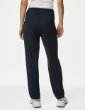 Jersey Drawstring Tapered Trousers