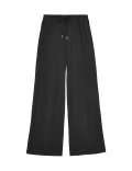 Jersey Wide Leg Trousers