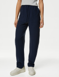 Lyocel Rich Tapered Ankle Grazer Trousers