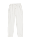 Lyocel Rich Tapered Ankle Grazer Trousers
