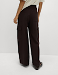 Ponte Utility Wide Leg Trousers