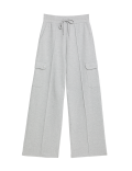 Ponte Utility Wide Leg Trousers