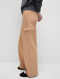 Ponte Utility Wide Leg Trousers