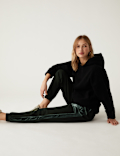 Ponte Side Stripe Tapered Joggers