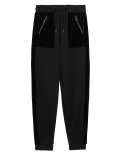 Ponte Side Stripe Tapered Joggers