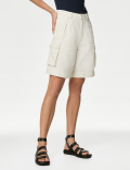 Pure Cotton Cargo Shorts