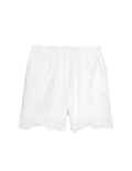 Pure Cotton Embroidered Shorts