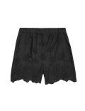 Pure Cotton Embroidered Shorts