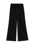 Pure Cotton Wide Leg Trousers