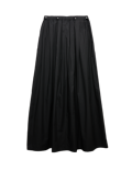 Pure Cotton Pleated Maxi Skirt