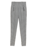 Checked High Waisted Leggings
