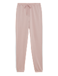 Cotton Rich Side Stripe Cuffed Joggers