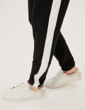 Cotton Rich Side Stripe Cuffed Joggers