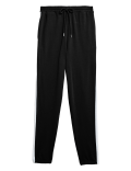 Cotton Rich Side Stripe Cuffed Joggers