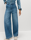 Premium High Rise Denim Trousers
