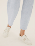 Cotton Rich Barrel Leg Ankle Grazer Joggers