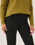 Suedette High Waisted Leggings