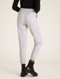 Cotton Tapered Ankle Grazer Joggers