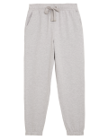 Cotton Tapered Ankle Grazer Joggers