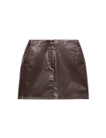 Faux Leather Mini Skirt
