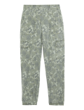 Lyocell Rich Cargo Tea Dyed Trousers