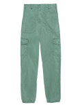Lyocell Rich Cargo Tea Dyed Trousers