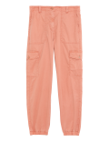 Lyocell Rich Cargo Tea Dyed Trousers
