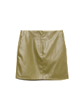 Faux Leather Mini Skirt
