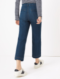 Utility Wide Leg Ankle Grazer Jeans