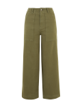 Utilty Wide Leg Ankle Grazer Jeans
