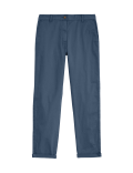 Cotton Rich Tea Dyed Slim Fit Chinos