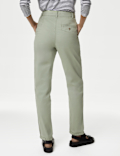 Cotton Rich Tea Dyed Slim Fit Chinos