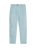 Cotton Rich Tea Dyed Slim Fit Chinos