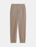 Cotton Blend Slim Fit Joggers