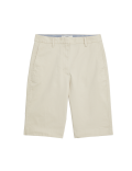 Cotton Rich High Waisted Chino Shorts