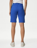 Cotton Rich High Waisted Chino Shorts