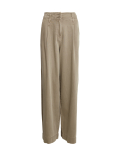 Lyocell™ Blend Pleated Wide Leg Trouser