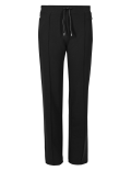 Cotton Straight Leg Ankle Grazer Joggers