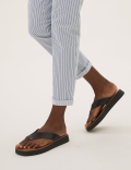 Cotton Rich Striped Tapered Chinos