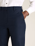 Cotton Straight Leg Chinos