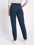 Jersey Tapered Leg Trousers