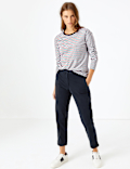 Cotton Rich Tapered Leg Chinos