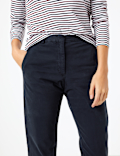Cotton Rich Tapered Leg Chinos